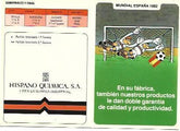 POSTAL A6863: Calendario Mundial España 1982